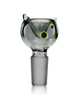 Right side view of Hemper Black Cat 14mm glass bowl