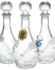 High Stripe Vintage Decanter Water Pipe displayed in all available colors