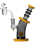 Human Grade 6.25" Bent Neck Dab Rig Smoke Orange
