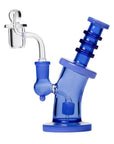 Human Grade 6.25" Bent Neck Dab Rig Light Blue
