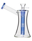 Human Grade 6 inch Hourglass Sidecar Bubbler in Blue