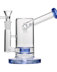 Human Grade Sidecar Bubbler 6 inch in blue