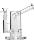 Human Grade Sidecar Bubbler 6 inch clear glass