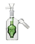 Human Grade Skull Ash Catcher, Green, 45° joint