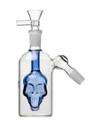 Human Grade Skull Ash Catcher, Light Blue