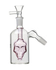 Human Grade Skull Ash Catcher, Pink, 45° joint