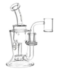 Incycler Dab Rig with Circ Perc - inhalco