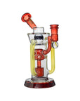Infinity Recycler Dab Rig in Red – Left Side View