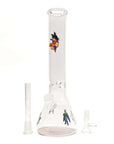 12" 4mm Thick Glass Cartoon Design Beaker Bong