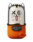Lookah Cat Vaporizer in Hermes Orange – vibrant and compact 510 thread vape