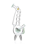Green Clear Lookah Glass 13" Cool Recycler Giraffe