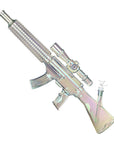 Machine Gun Glass Water Pipe - inhalco