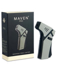 Maven Pro windproof torch lighter with packaging on a white background