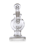 Back view of MJ Arsenal Atlas Mini Dab Rig with splash guard chamber