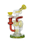 Multi-Loop Recycler Water Bong with bowl