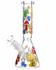 Glow-in-the-Dark Mushroom Beaker Bong