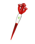 Red Mushroom Glass Dabber Tool for dabbing wax