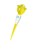 Yellow Mushroom Glass Dabber Tool for safe and precise dabbing