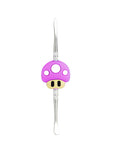 Mushroom Stainless Steel Dab Tool Pink