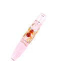 Octo-Roller Pink Glass Critter Steamroller -inhalco