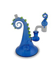 Blue Octopus Tentacle Twist Glass Rig Kit