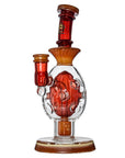Oval Sphere Glass Dab Rig W/ Opal Triseed Perc