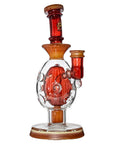 Oval Sphere Glass Dab Rig W/ Opal Triseed Perc