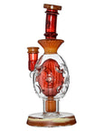 Oval Sphere Glass Dab Rig W/ Opal Triseed Perc