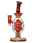 Oval Sphere Glass Dab Rig W/ Opal Triseed Perc