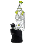 Peak Double Ball Recycler Glass Attachment – Lime Green