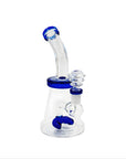 Pocket Puffer Glass Bong in blue color