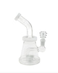 Pocket Puffer Glass Bong in white color