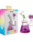 Ooze Glyco Bong Glycerin Chilled Glass Water Pipe