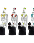 Puffco Peak Double Ball Recycler Glass Attachment All Colors