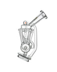 Recycler Puffco Peak Glass Replacement Inline Perc