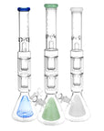 Pulsar 21.5" Borosilicate Water Pipe with Dual Perc 3 Colors