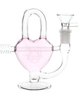 Pulsar Arrow Heart Glass Water Pipe - INHALCO