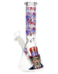 Pulsar Melting Uncle Sam Beaker Glass Water Pipe