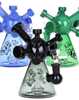 Pulsar Molecule Glass Water Pipe
