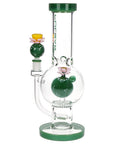 Pulsar Peyote Bloom Bubble Base Glass Water Pipe