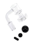 Quartz 14.5mm Male Slurp Terp Banger in Black