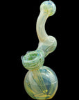 Rake Bubb Fumed Sherlock Bubbler in Forest Green