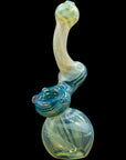 Rake Bubb Fumed Sherlock Bubbler in Ocean Surf