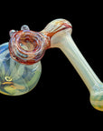 Raked Sidecar Fumed Sidecar Bubbler in Ruby Red