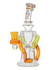 Recycling Arch Glass Rig in Cali orange glass