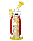 Red Colorflow Recycler Dab Rig