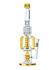 Yellow Rock Glacier double percolator bong