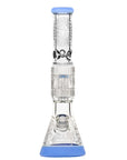 Sandblasted Sol Perc Flower Beaker Bong