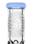 Sandblasted Sol Perc Flower Beaker Bong