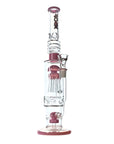 Sequoia Dual Tree Perc Bong in Pink